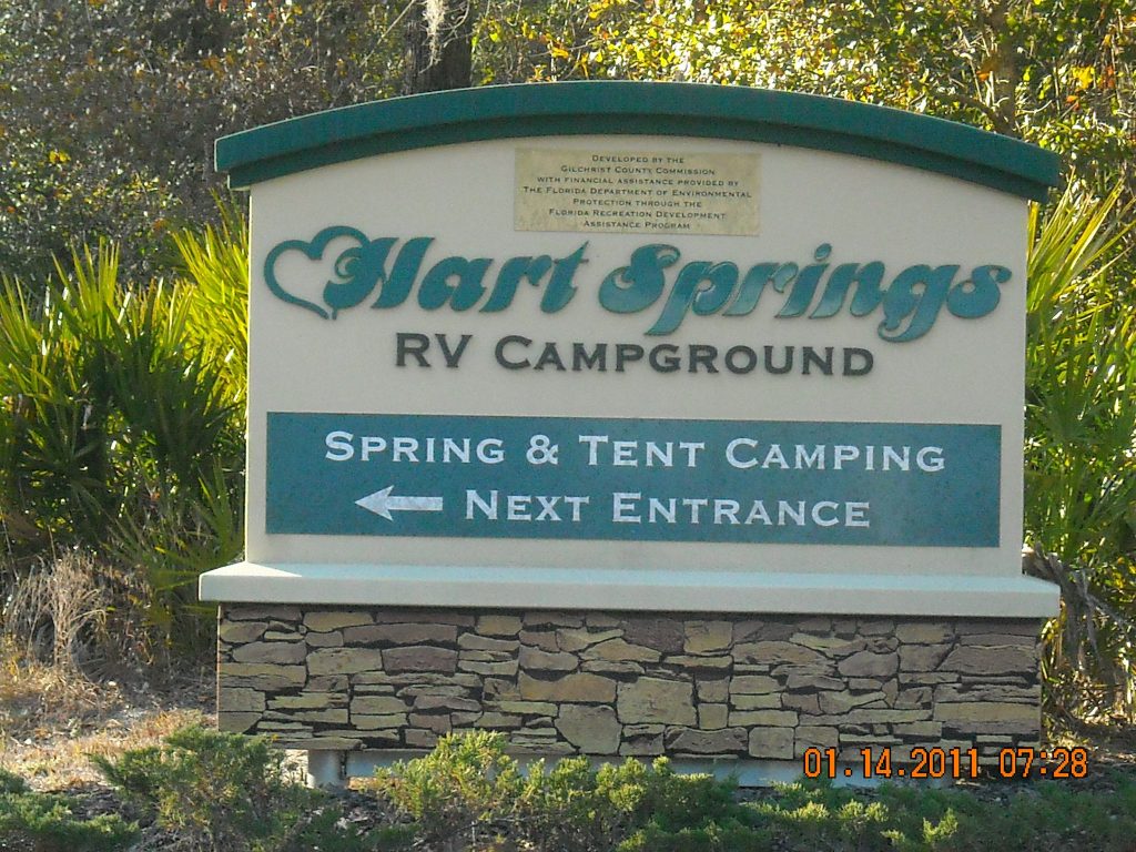 Hart Springs Sign